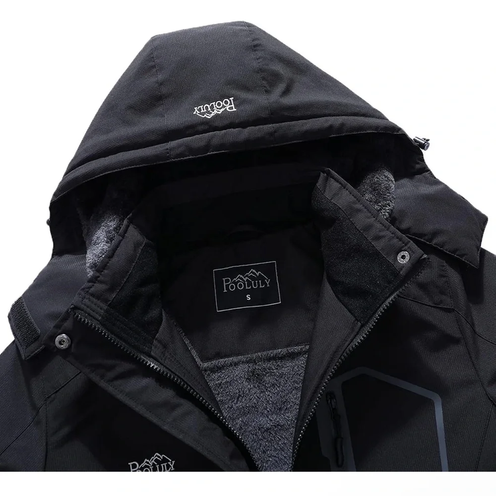 XL  Pooluly Women's Waterproof Jacket - Picture 4 of 9